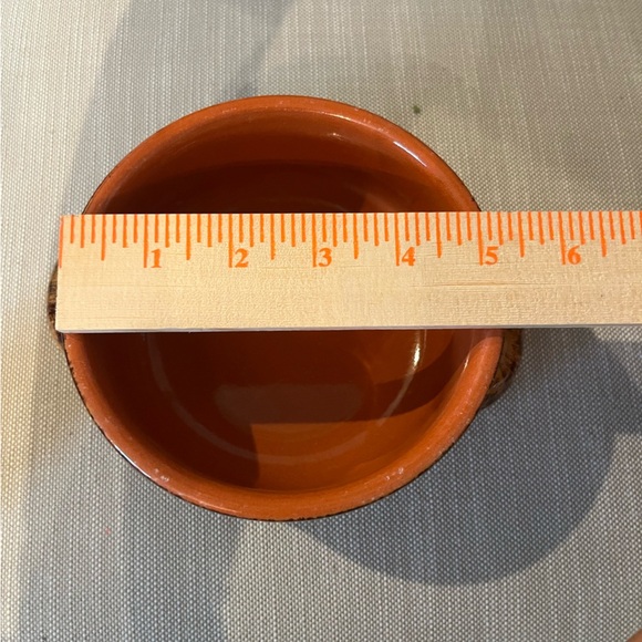 DeSilva Terracotta pottery soup bowls set of 4 made in Italy - Picture 7 of 14